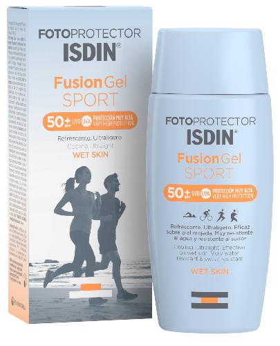 podgląd produktu Fotoprotector Isdin Fusion Gel Sport żel przeciwsłoneczny dla sportowców 100 ml