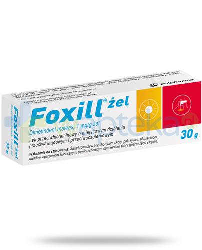 podgląd produktu Foxill 1mg/g żel przeciwuczuleniowy 30 g