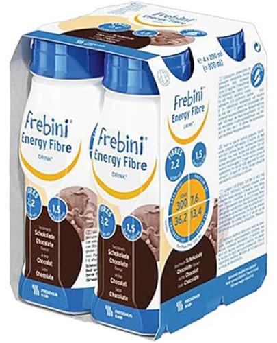 podgląd produktu Frebini Energy Fibre Drink o smaku czekoladowym 4 x 200 ml