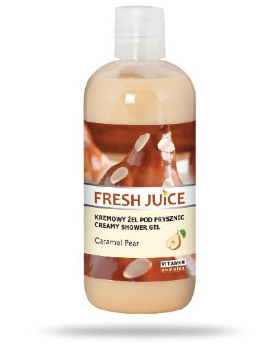 podgląd produktu Fresh Juice kremowy żel pod prysznic Caramel Pear 500 ml