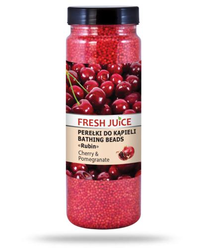 podgląd produktu Fresh Juice perełki do kąpieli cherry & pomegranate 450 g