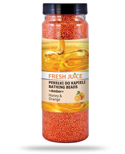 podgląd produktu Fresh Juice perełki do kąpieli honey & orange 450 g