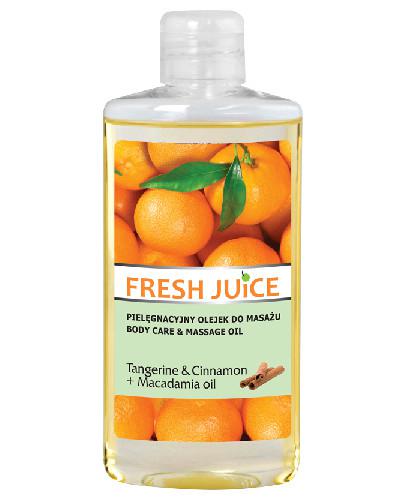 podgląd produktu Fresh Juice pielęgnacyjny olejek do masażu Tangerine & Cinnamon + Macadamia oil 150 ml