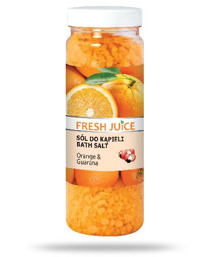 podgląd produktu Fresh Juice sól do kąpieli z ekstraktem z pomarańczy i guarany 700 g