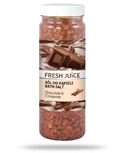 podgląd produktu Fresh Juice sól do kąpieli Chocolate & Cinamon 700 g