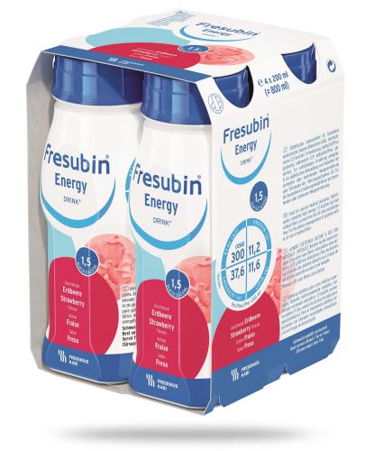 zdjęcie produktu Fresubin Energy Drink Truskawka dietetyczny środek spożywczy 4x 200 ml