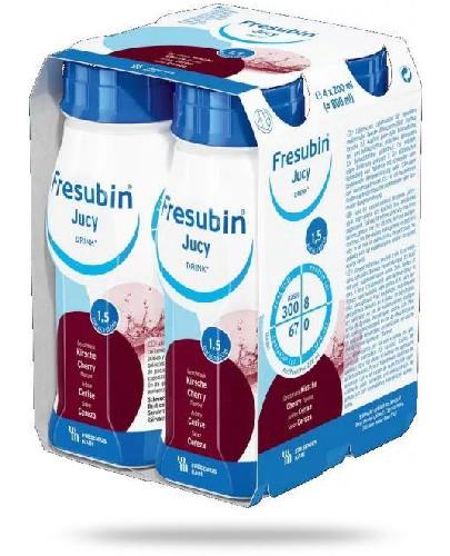 podgląd produktu Fresubin Jucy Drink Wiśnia dietetyczny środek spożywczy 4x200 ml