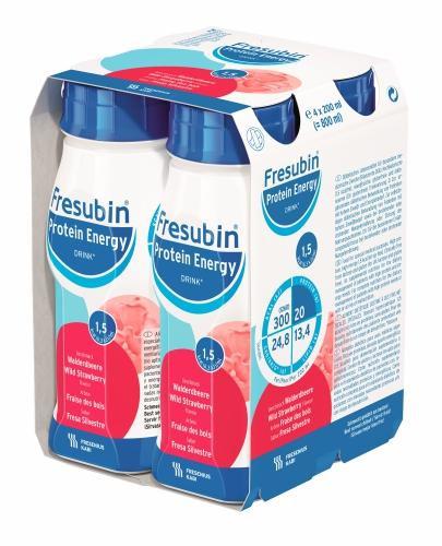 zdjęcie produktu Fresubin Protein Energy Drink Poziomka dietetyczny środek spożywczy 4x 200 ml
