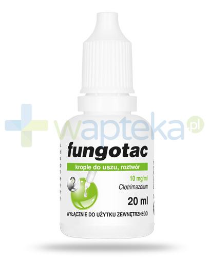 podgląd produktu Fungotac 10 mg/ml krople do uszu 20 ml
