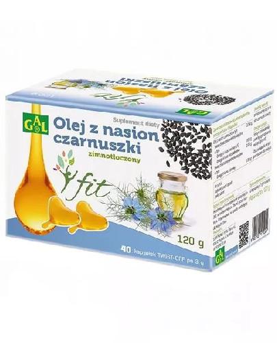 podgląd produktu GAL Zimnotłoczony olej z nasion czarnuszki FIT 3g x 40 kapsułek