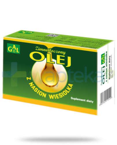 podgląd produktu GAL Zimnotłoczony olej z nasion wiesiołka 500 mg 100 kapsułek