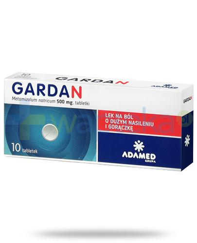 podgląd produktu Gardan 500mg metamizol10 tabletek [Re-Algin]