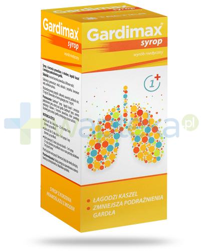 podgląd produktu Gardimax syrop na kaszel dla dzieci 1+ 100 ml