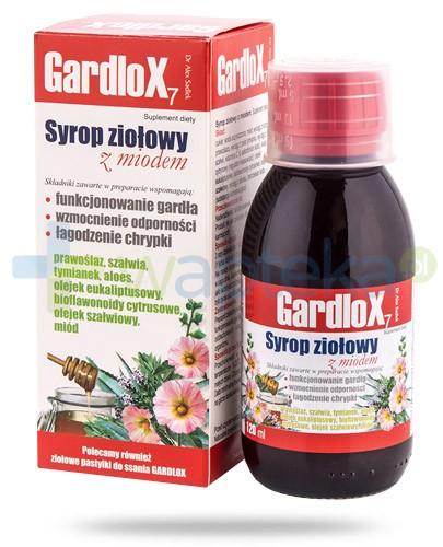 podgląd produktu Gardlox 7 syrop ziołowy z miodem 120 ml