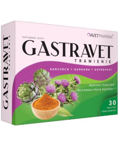 podgląd produktu Gastravet Trawienie 30 tabletek