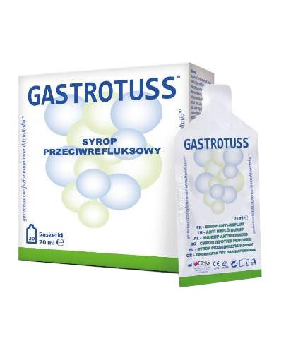zdjęcie produktu Gastrotuss syrop przeciwrefluksowy 20 saszetek po 20 ml