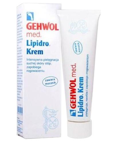 podgląd produktu Gehwol Med Lipidro Krem silnie nawilżający do suchych i wrażliwych stóp 125 ml