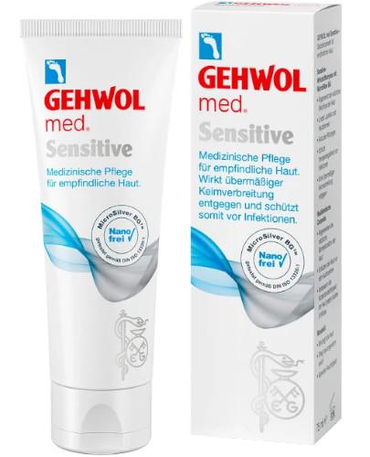 podgląd produktu Gehwol Med Sensitive krem z mikrosrebrem 125 ml