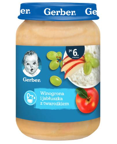 zdjęcie produktu Nestlé Gerber Winogrona i jabłuszka z twarożkiem po 6 miesiącu 190 g