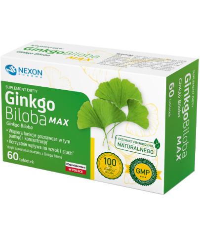 zdjęcie produktu Ginkgo Biloba MAX 60 tabletek