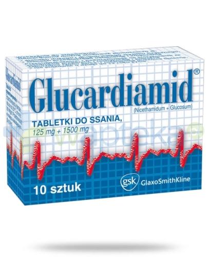 podgląd produktu Glucardiamid 125 mg + 1500 mg 10 pastylek do ssania