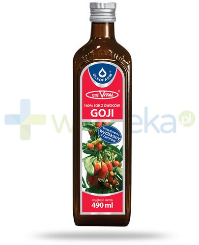 podgląd produktu Goji Sok z owoców goji 100% 490 ml