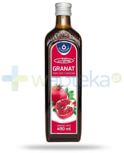 zdjęcie produktu Granat 100% sok granVital 490 ml 