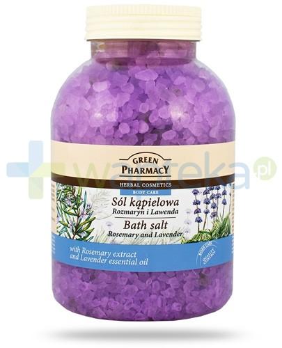 zdjęcie produktu Green Pharmacy sól kąpielowa rozmaryn i lawenda 1300 g Elfa Pharm