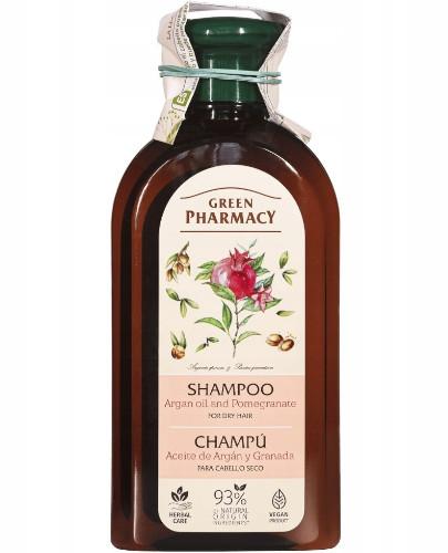 zdjęcie produktu Green Pharmacy szampon do włosów suchych Olej arganowy i Granat 350 ml Elfa Pharm