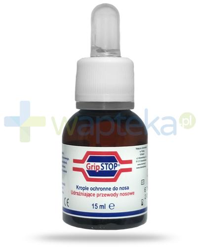 podgląd produktu Grip Stop krople ochronne do nosa 15 ml