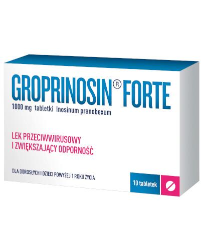 podgląd produktu Groprinosin Forte 1000 mg 10 tabletek
