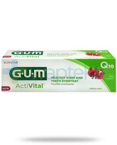podgląd produktu GUM ActiVital Q10 Fresh Mint pasta do zebów 75 ml