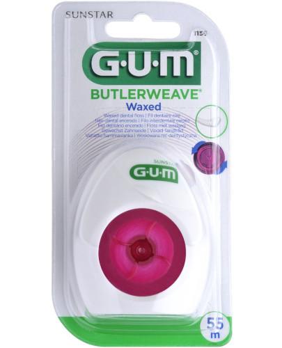 podgląd produktu GUM Butlerweave Waxed nić dentystyczna 55 m