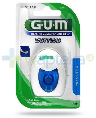 podgląd produktu GUM Easy Floss PTFE Soft płaska nić dentystyczna teflonowa 30 m