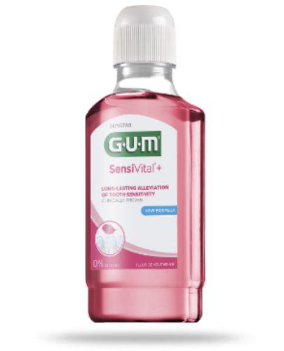 podgląd produktu GUM SensiVital Plus płyn do płukania jamy ustnej 300 ml
