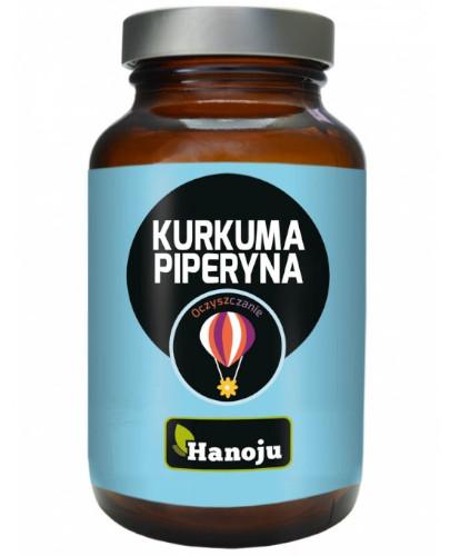podgląd produktu Hanoju Kurkuma + Piperyna 90 kapsułek