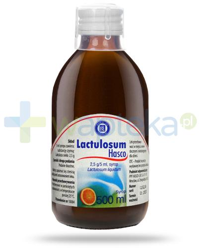 zdjęcie produktu Hasco Lactulosum, 2,5g/5ml Lactulosum liquidum, syrop 500 ml