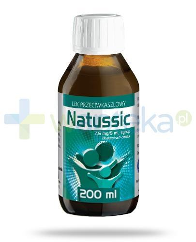 podgląd produktu Hasco Natussic syrop na kaszel 7,5mg/5ml smak waniliowy 200 ml
