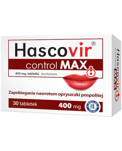 zdjęcie produktu Hascovir control MAX 400 mg 30 tabletek