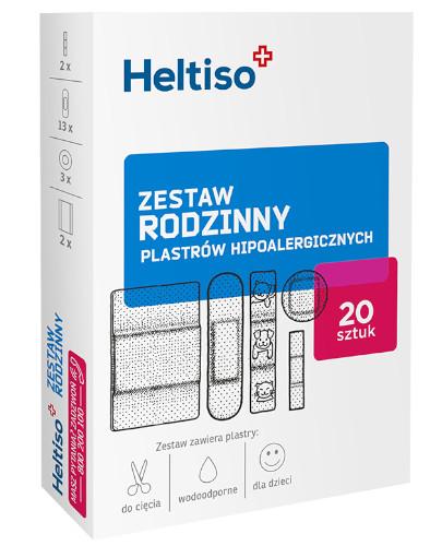 podgląd produktu Heltiso plastry hipoalergiczne zestaw rodzinny 20 sztuk