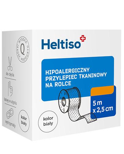 podgląd produktu Heltiso przylepiec tkaninowy 5m x 2,5cm 1 sztuka