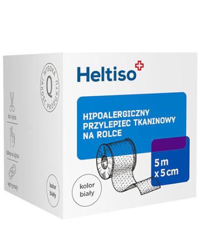 podgląd produktu Heltiso przylepiec tkaninowy 5m x 5cm 1 sztuka