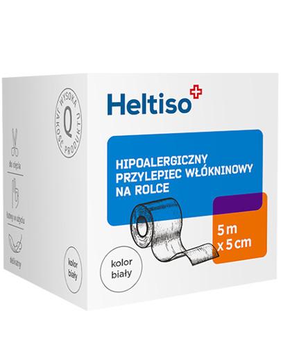 podgląd produktu Heltiso przylepiec włókninowy 5m x 5cm 1 sztuka