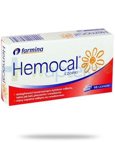 zdjęcie produktu Hemocal 100 mg czopki przeciw hemoroidom 10 sztuk