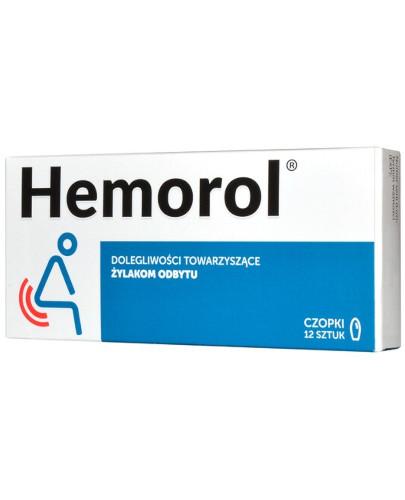 podgląd produktu Hemorol czopki doodbytnicze 12 sztuk