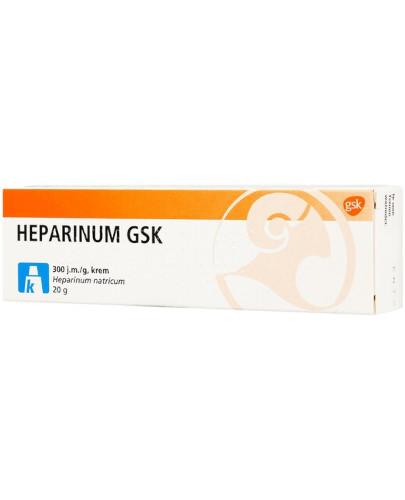 zdjęcie produktu Heparinum GSK 300 j.m/g krem 20 g