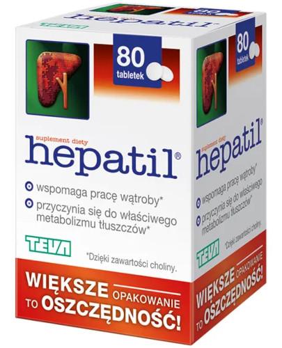 podgląd produktu Hepatil 80 tabletek
