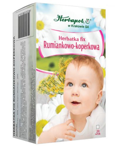 podgląd produktu Herbapol Herbatka fix rumiankowo-koperkowa 20 saszetek