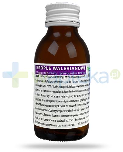podgląd produktu Herbapol krople walerianowe, płyn doustny 100 ml