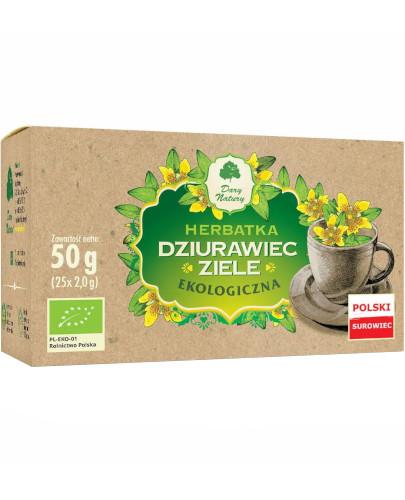 podgląd produktu Dary Natury herbatka Dziurawiec ziele 25 saszetek